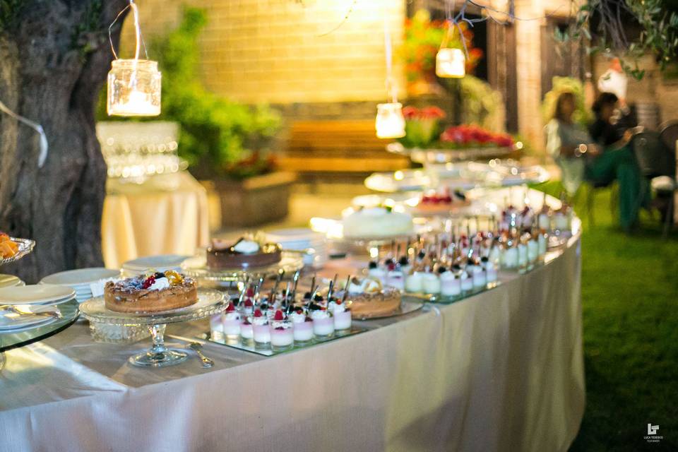 Buffet dei dolci - giardino