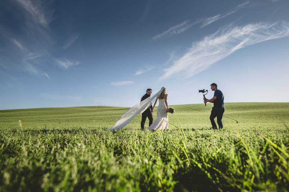 Wedding Drone in Tuscany