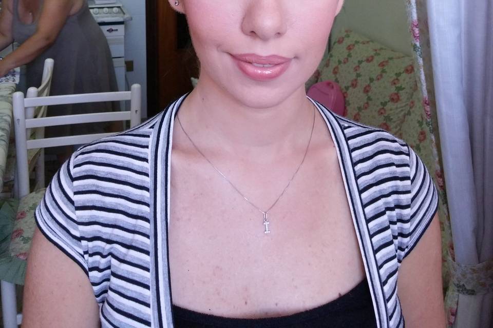 Prova trucco per Isabella