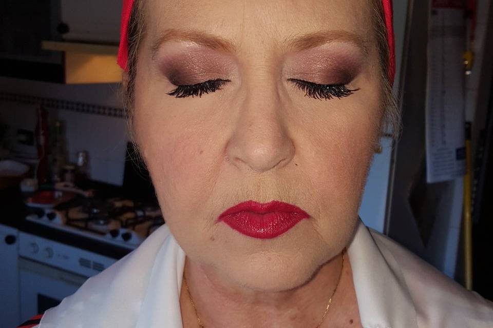 Prova trucco per Silvia