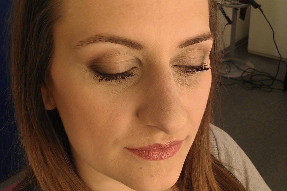 Prova trucco per Michela
