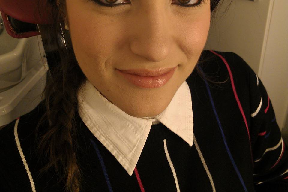 Prova trucco per Ilaria