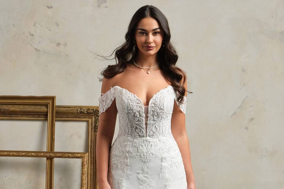 Abito sposa redingotte