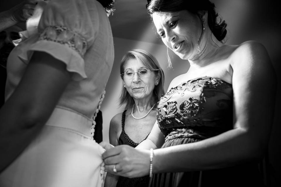 Preparazione sposa