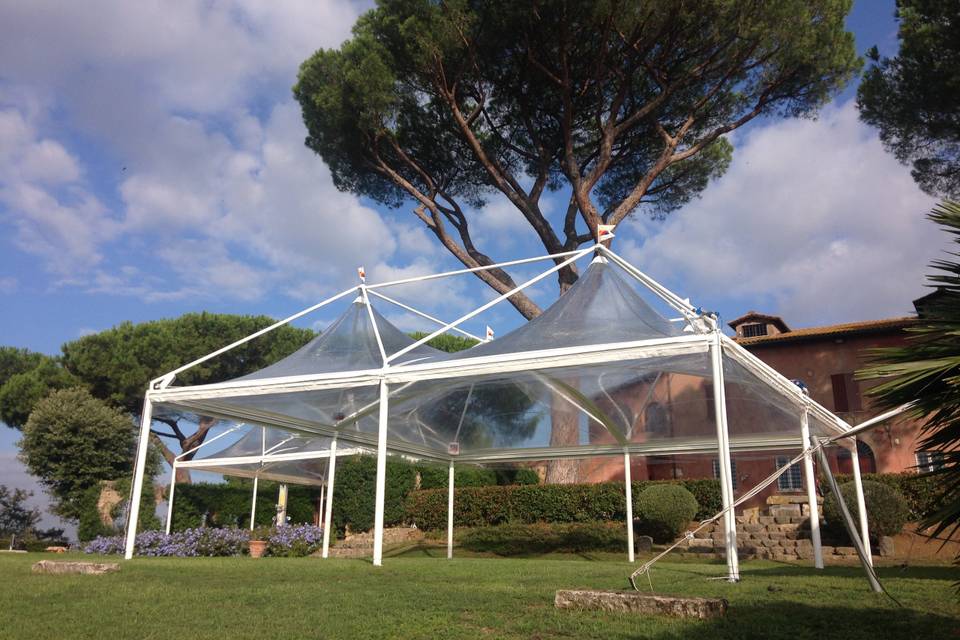 Gazebo cristal per matrimoni