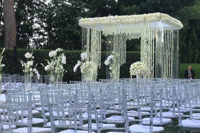 Gazebo in plexi per cerimonia