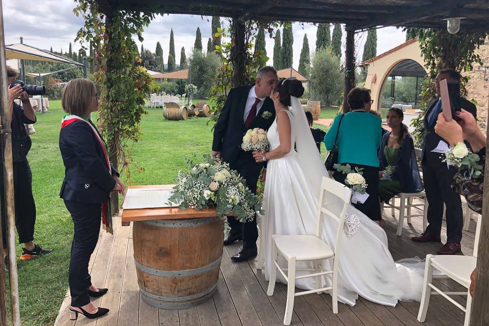 Matrimonio all'aperto