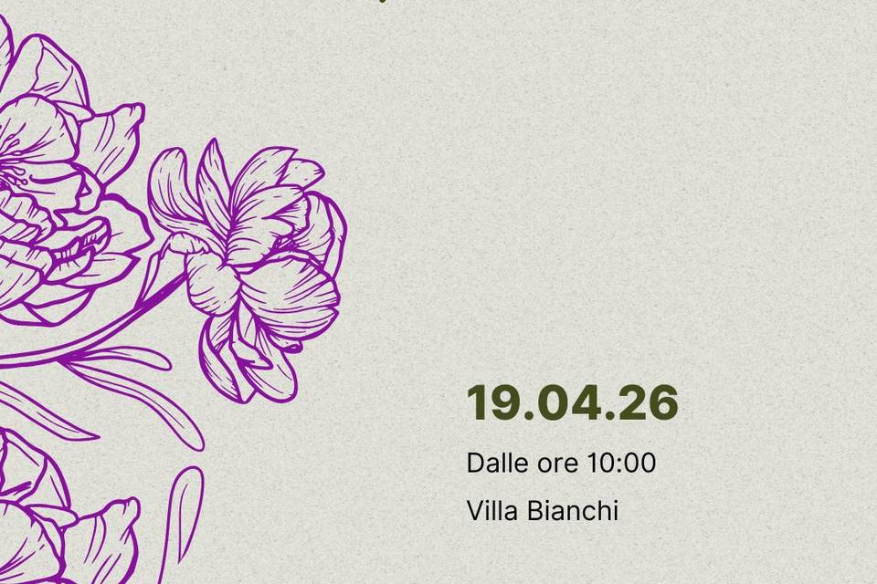 Grafica per Save The Date