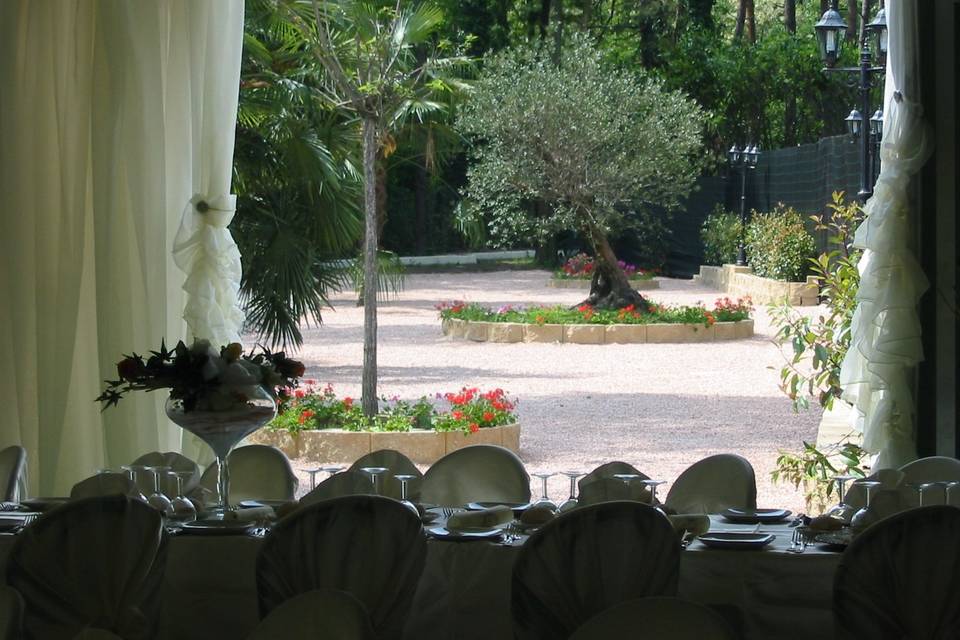 Giardino tendostruttura