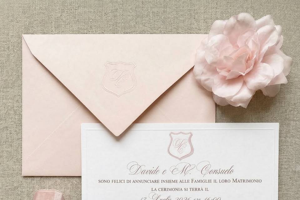 Invito con embossing