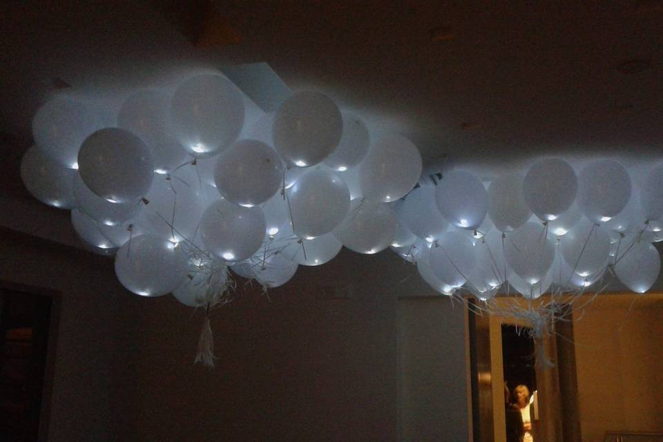 Palloncini al led Roof Garden