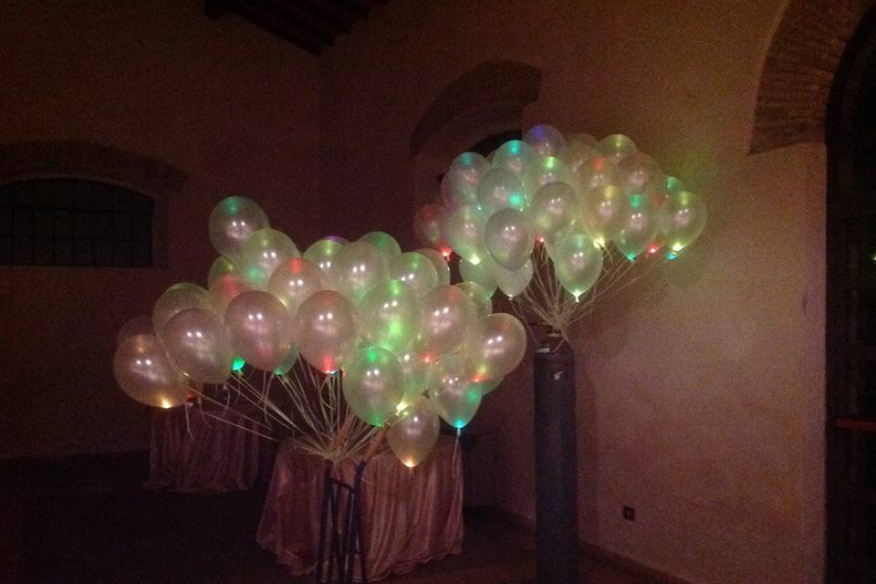 Palloncini al led multicolor