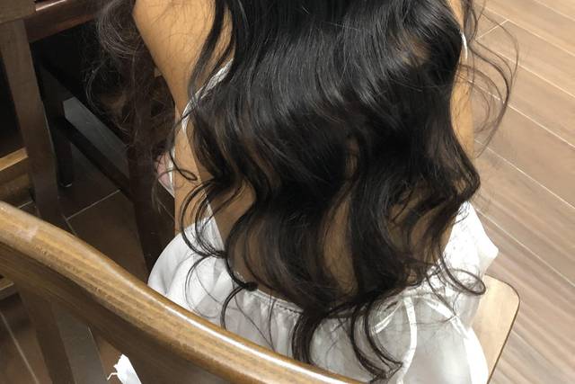 Acconciatura semplice sposa