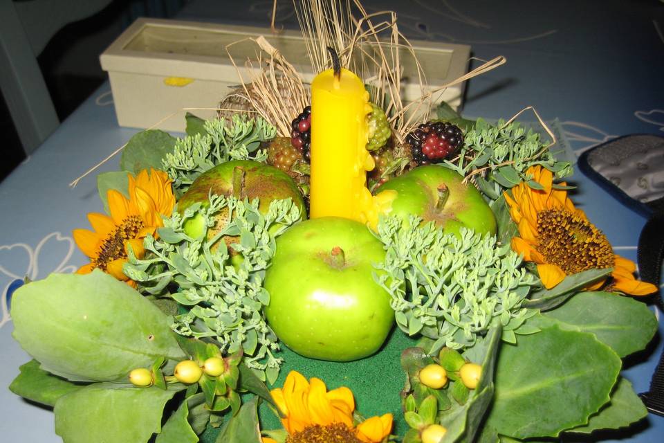 centrotavola frutta fresca