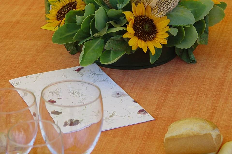 centrotavola campestre