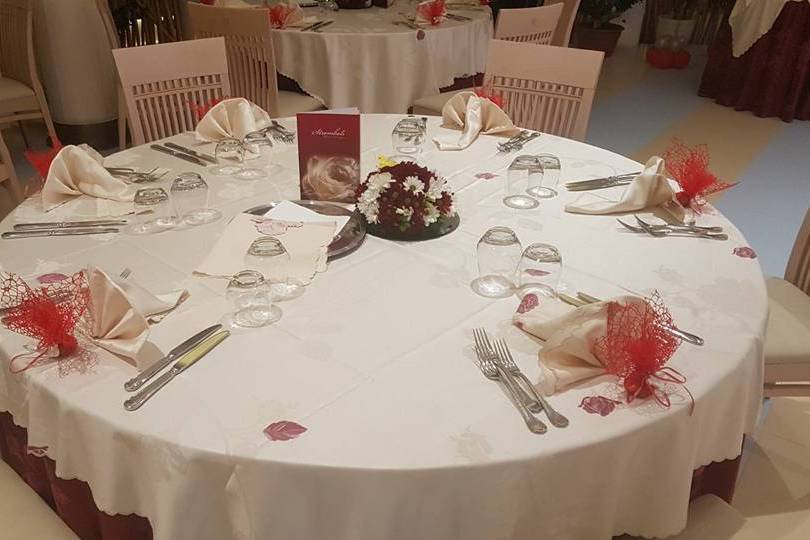 Mise en place sul rosso