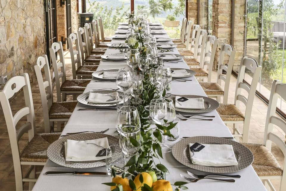 Piccolo matrimonio in veranda