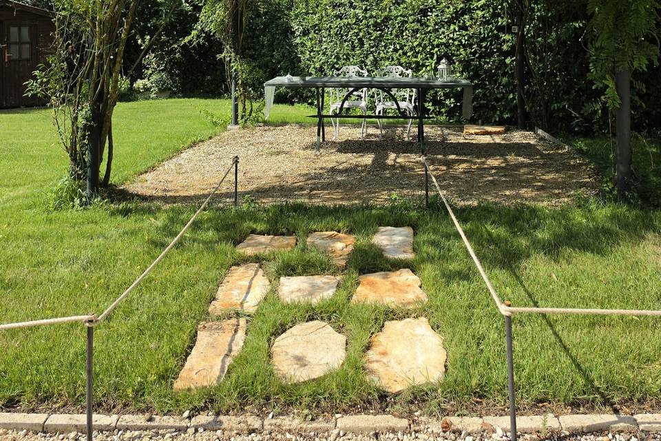 Gazebo ombreggiato