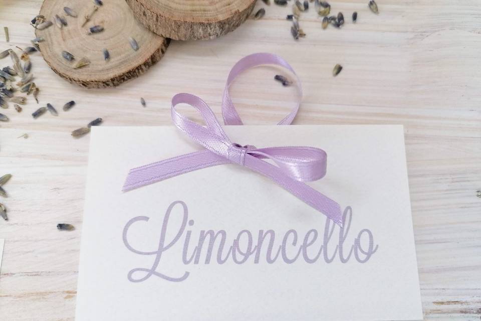 Cartello confettata lavanda