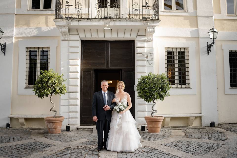 Sposa e papà