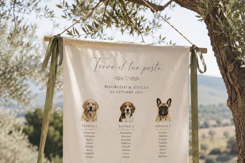Tableau mariage