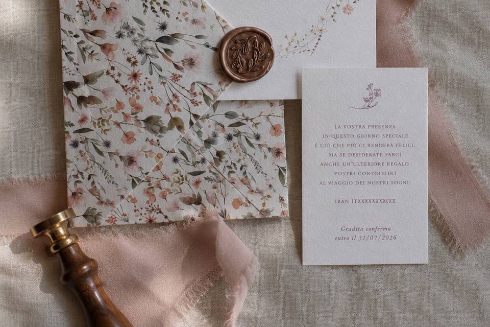 Wedding stationery idea