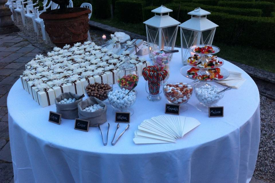 Confettata e candy table