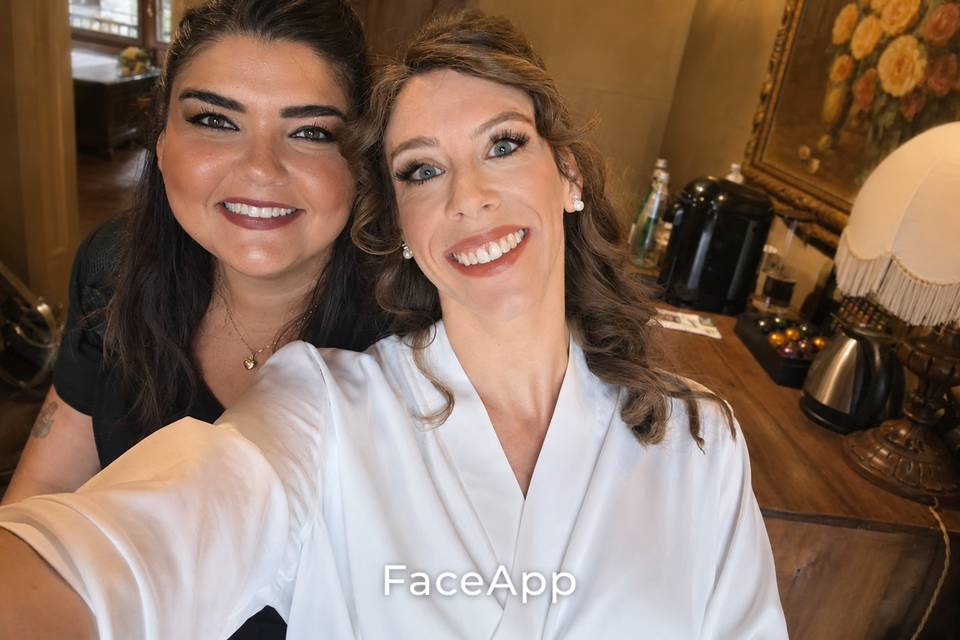 Selfie con sposa