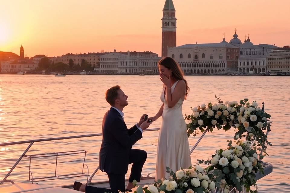 Proposta di matrimonio Venezia