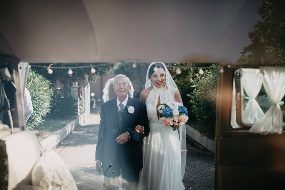 Sposa e papà