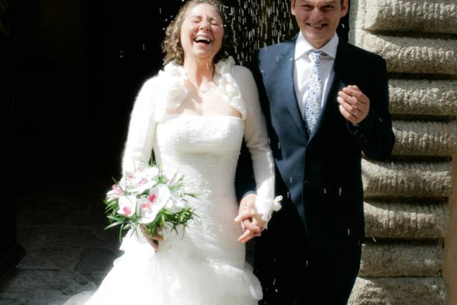 Uscita sposi Matrimonio 2011