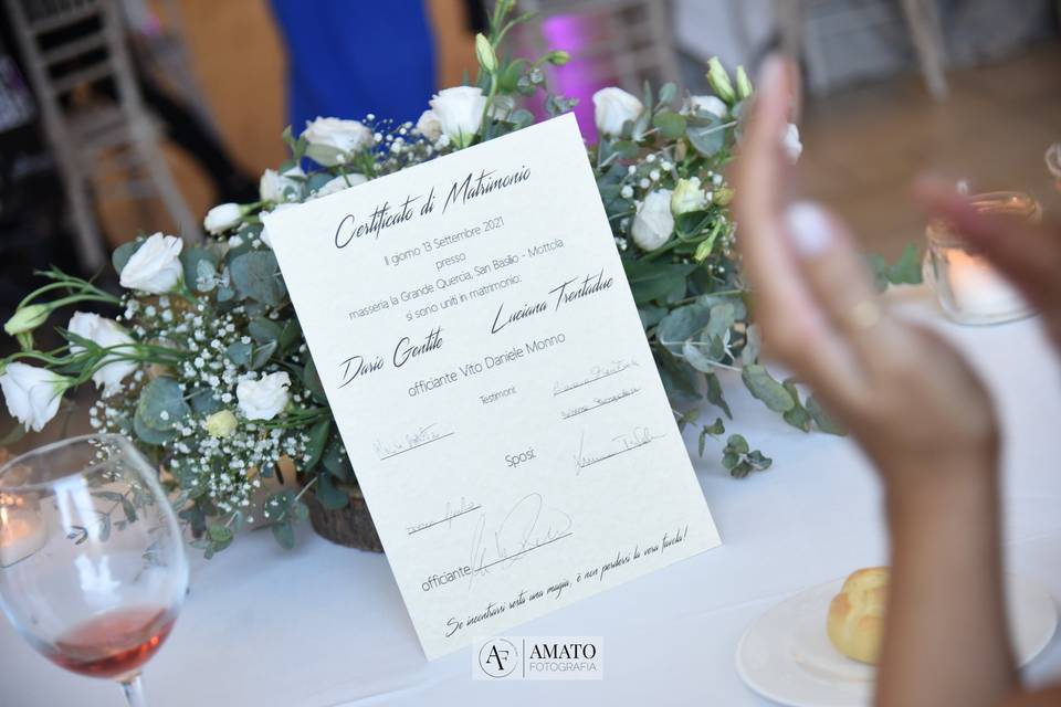 Diploma Matrimonio