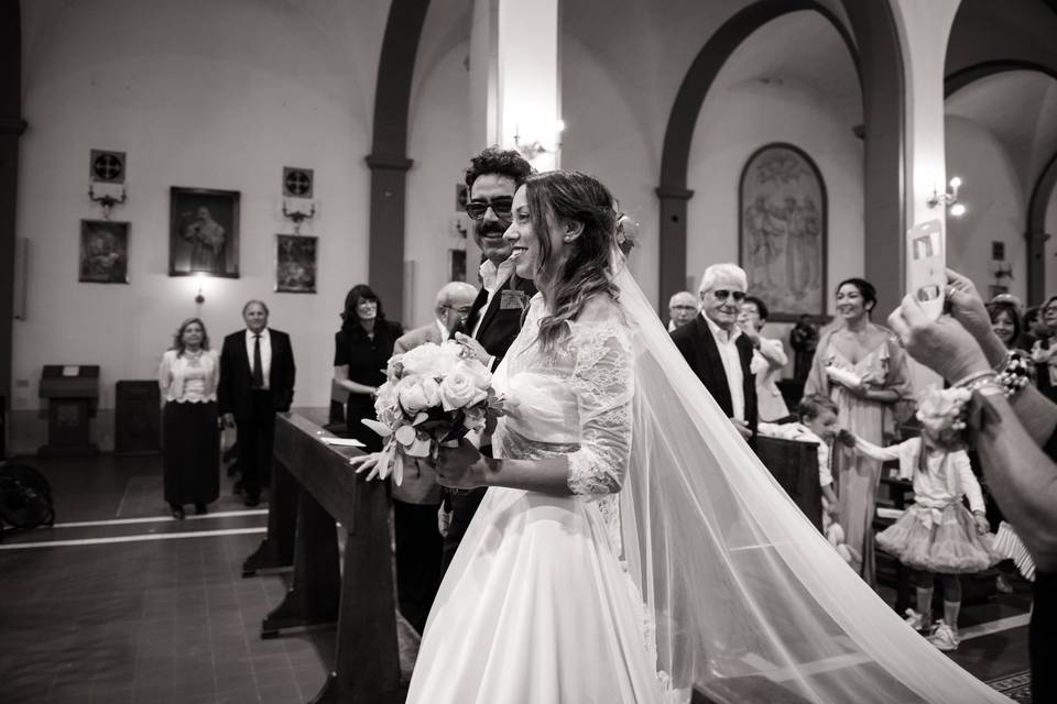 Beatrice con il papà