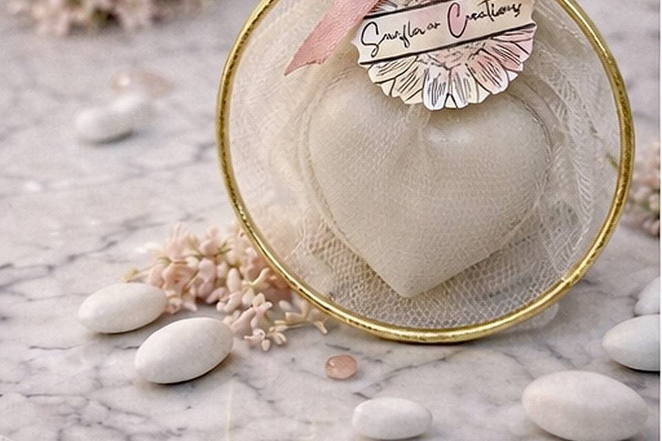Segnaposto cialda cuore