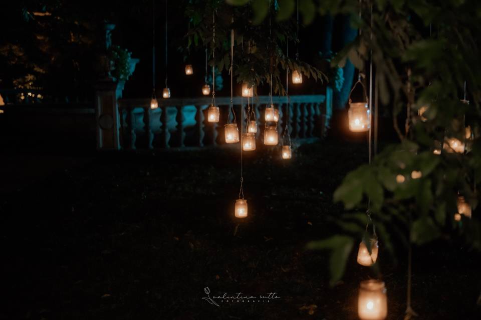 Atmosfera notturna parco