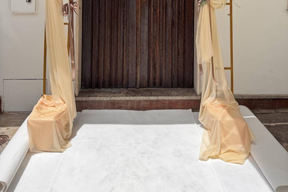 Ingresso casa sposa
