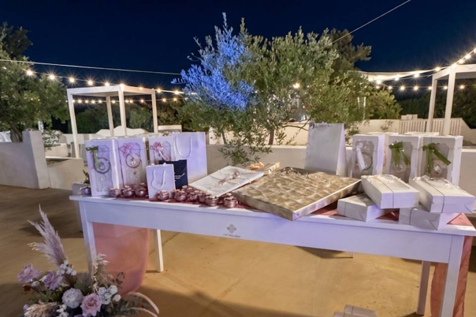 Allestimento bomboniere