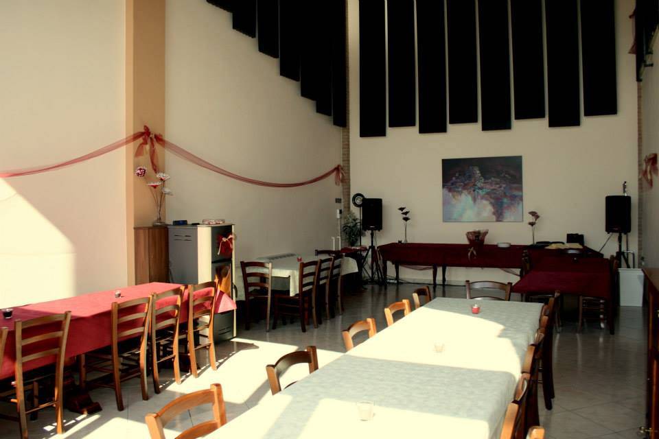 La sala ricevimenti