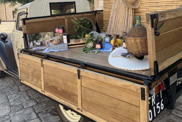 Mezzo antico con allestimento