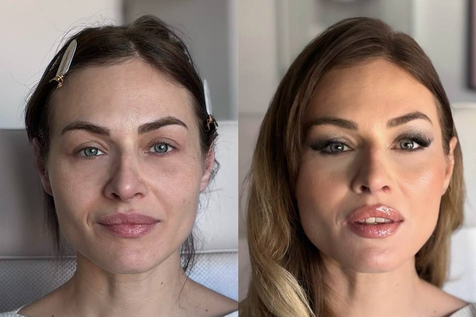 Prima/dopo trucco - Cerimonia