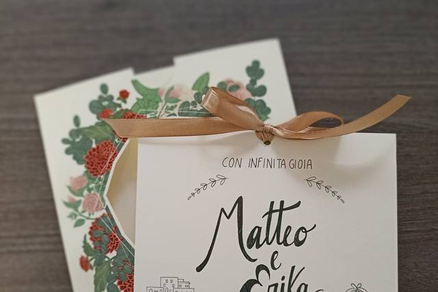 Partecipazione fiori interno