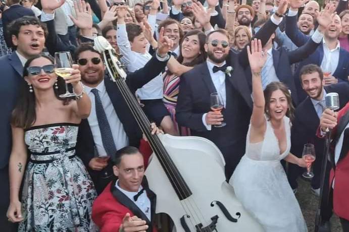 Selfie con la band