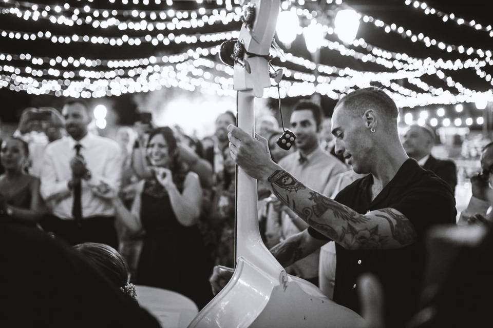 Band itinerante al tavolo degli sposi