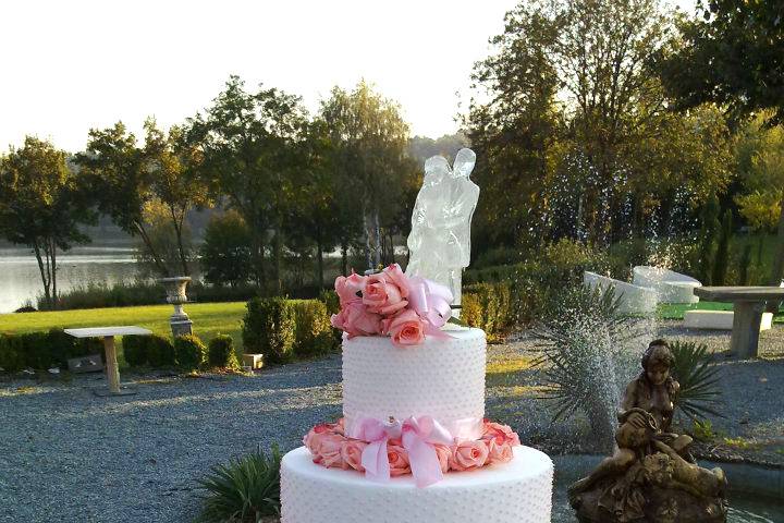 Wedding cake con rose