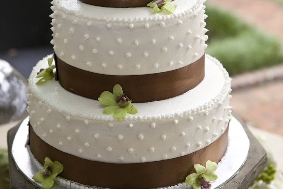 Wedding cake con applicazioni