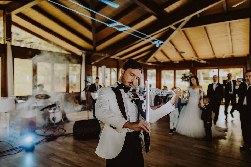 Wedding day - led violin