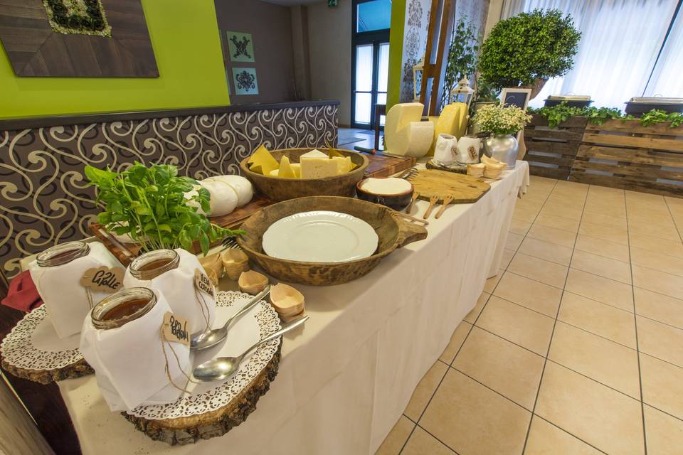 Il buffet dei formaggi