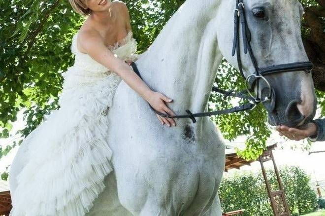 Sposa a cavallo