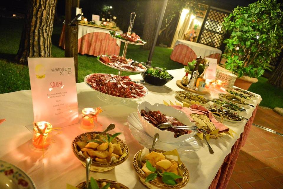 Il buffet dell'Aperitivo