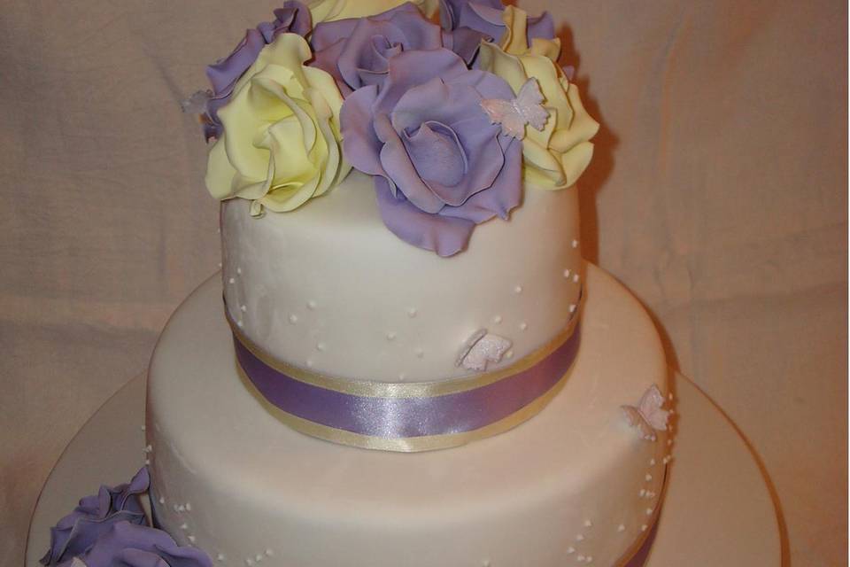 Wedding cake - rose